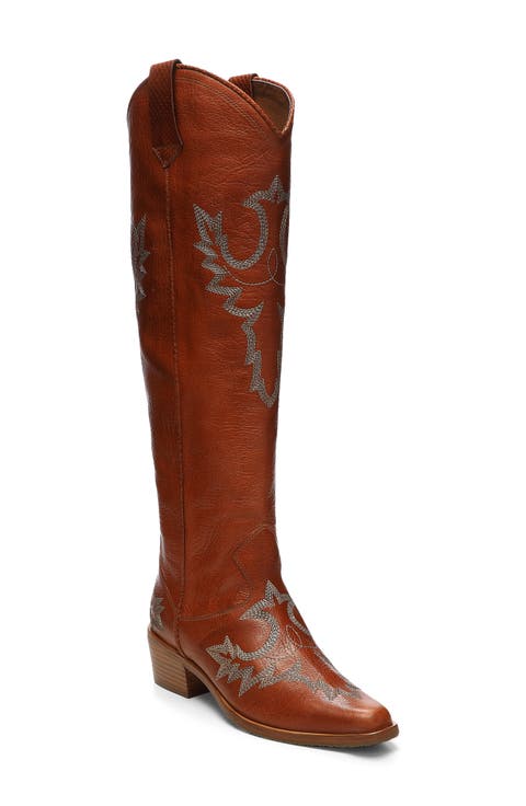 Marina Over the Knee Western Boot (Women)