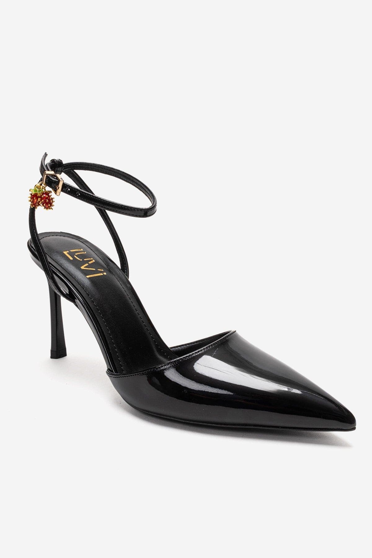 Prologue Shoes Thalia Stiletto Pump, Alternate, color, Black Patent