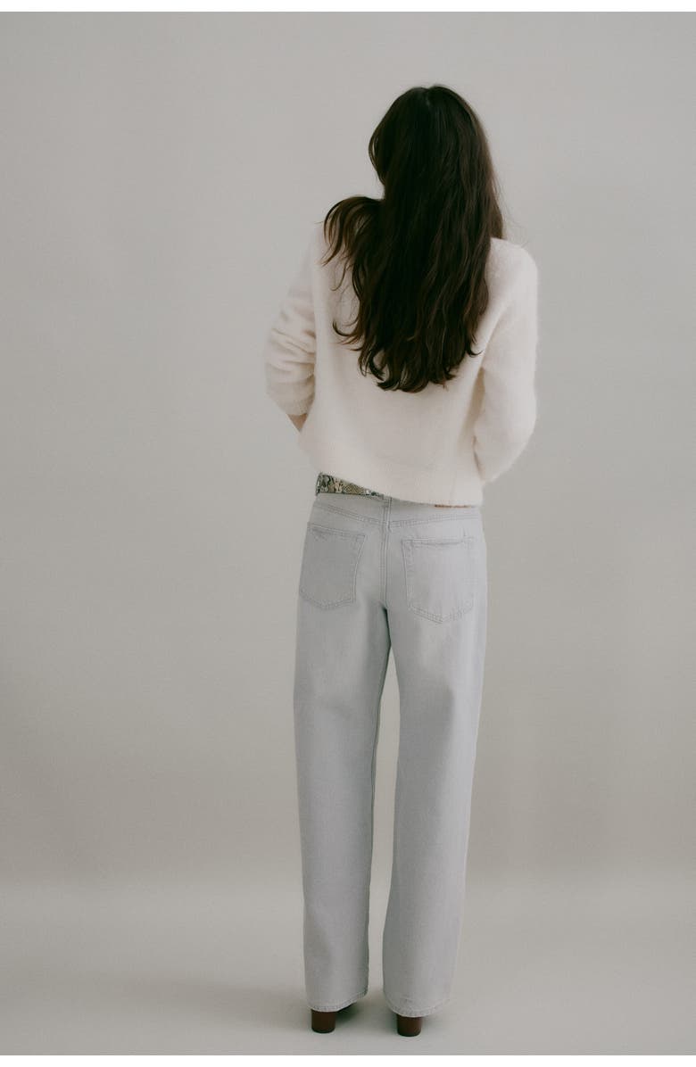 H&M Wide High Jeans, Alternate, color, 