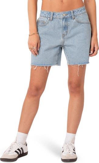 【KOOLOSET】Teen Washed Deep Tuck Bermuda Denim The Knockout High Rise Short in Karma – Daze Denim