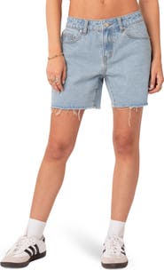 【Raucohouse】Tomboy non-fade indigo denim shorts Tomboy non-fade indigo denim shorts - Raucohouse | 60