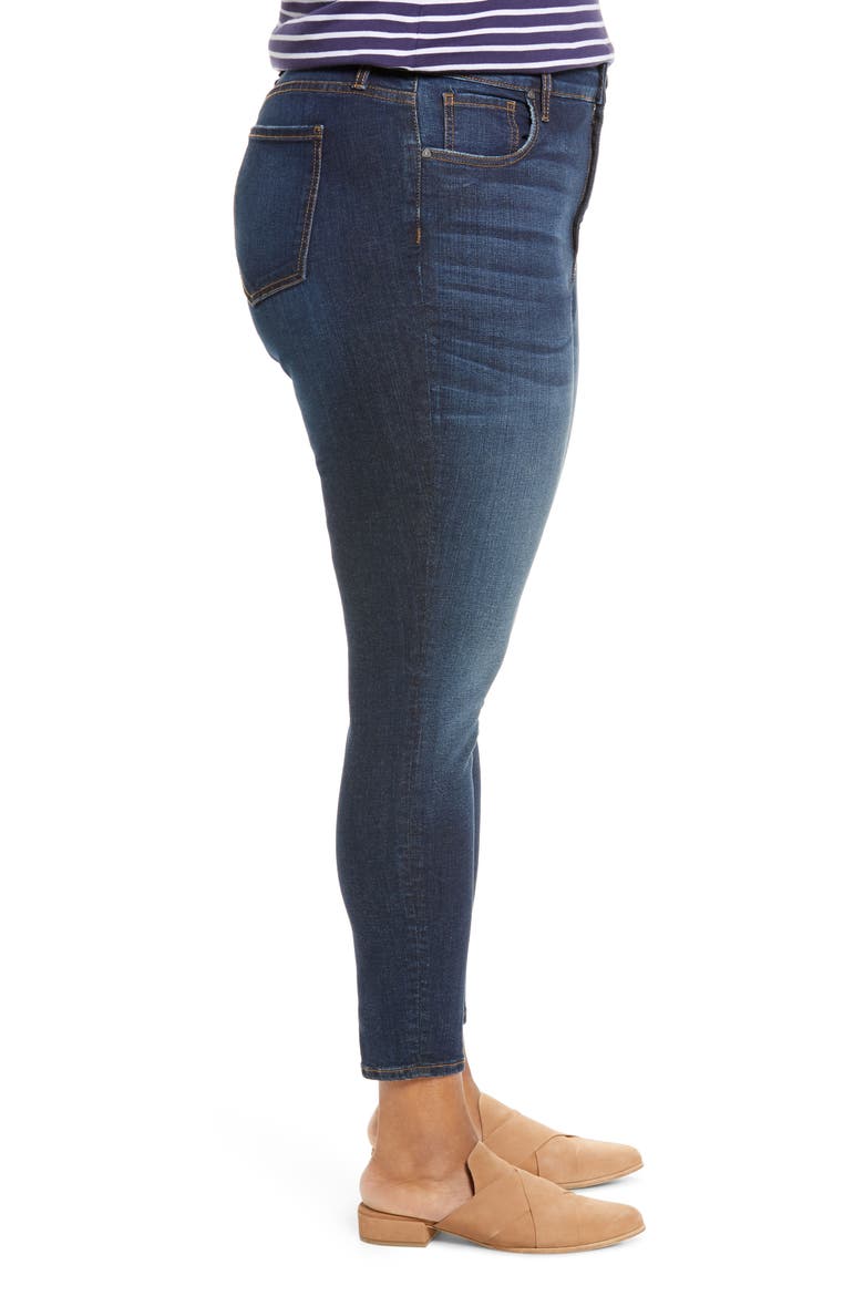 Donna High Waist Ankle Skinny Jeans, Alternate, color, CIVIC
