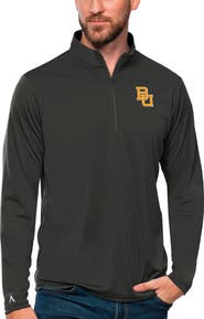 ANTIGUA Men's Antigua Charcoal Baylor Bears Tribute Quarter-Zip Top
