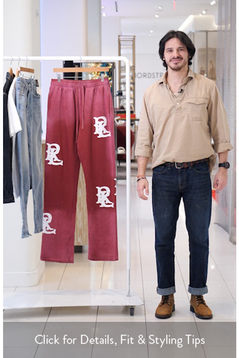 Logo Appliqué Sweatpants video