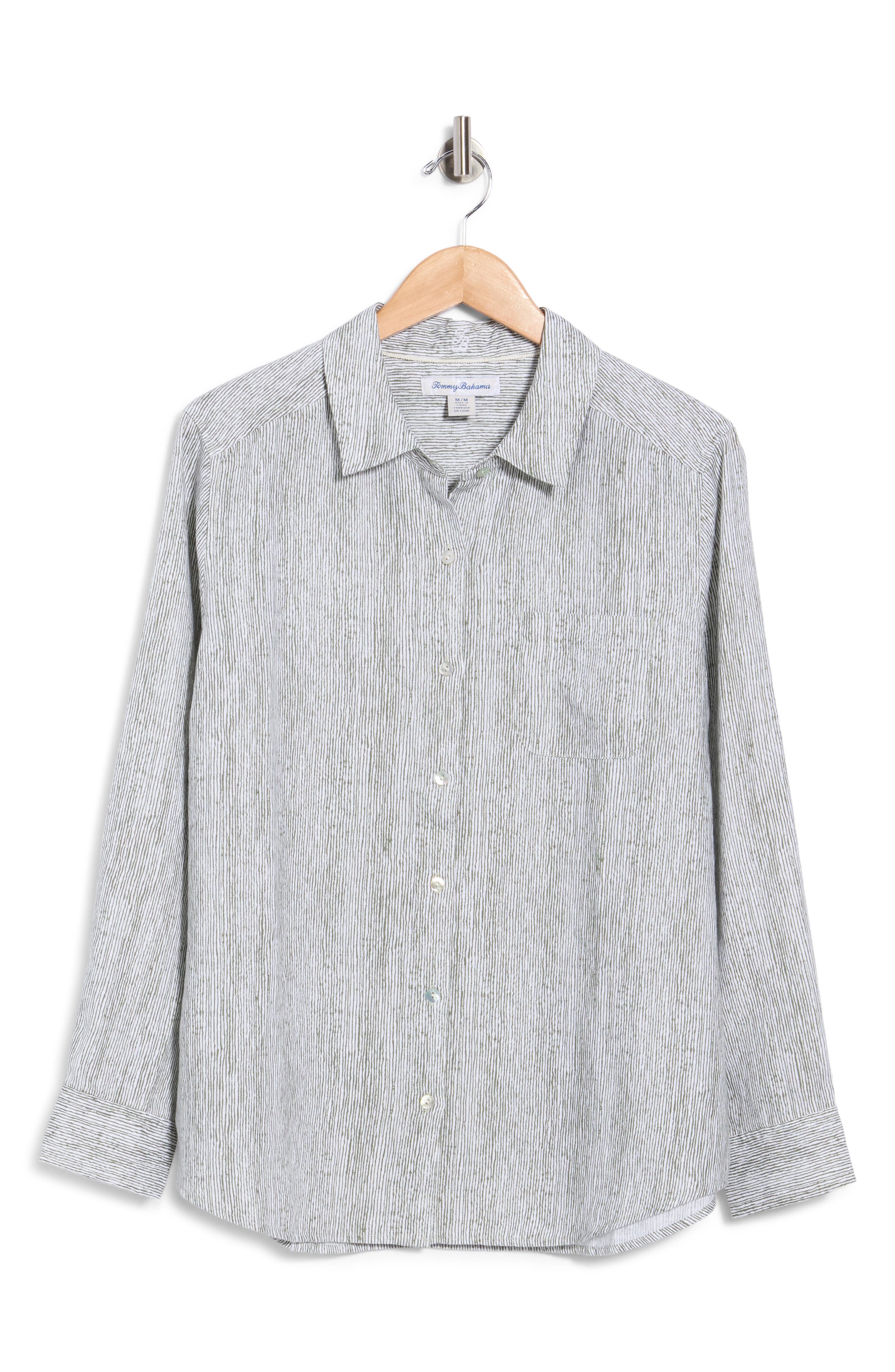 Shimmering Bay Relaxed Long Sleeve Shirt