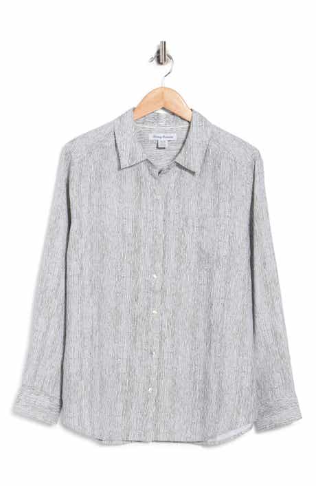 Shimmering Bay Relaxed Long Sleeve Shirt