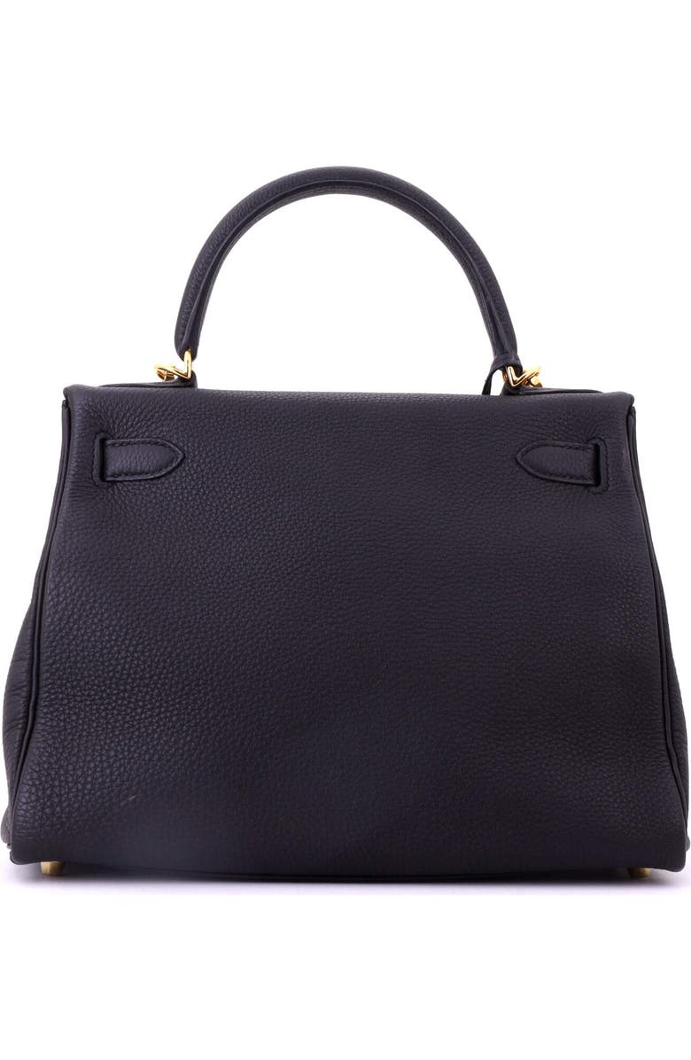 Pre-Owned Hermes Kelly Handbag Black Togo with Gold Hardware 28, Alternate, color, Noir