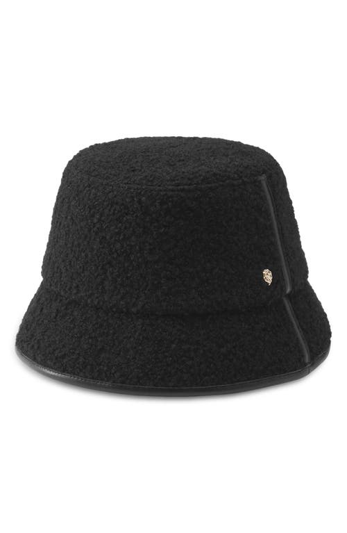 Helen Kaminski Monique Wool Bucket Hat in Black 