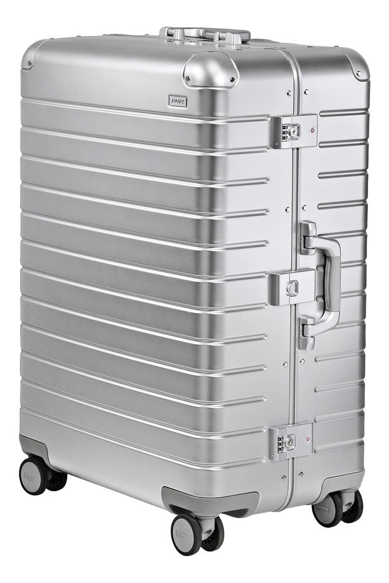 The Large Suitcase: Aluminum Edition, Alternate, color, SILVER