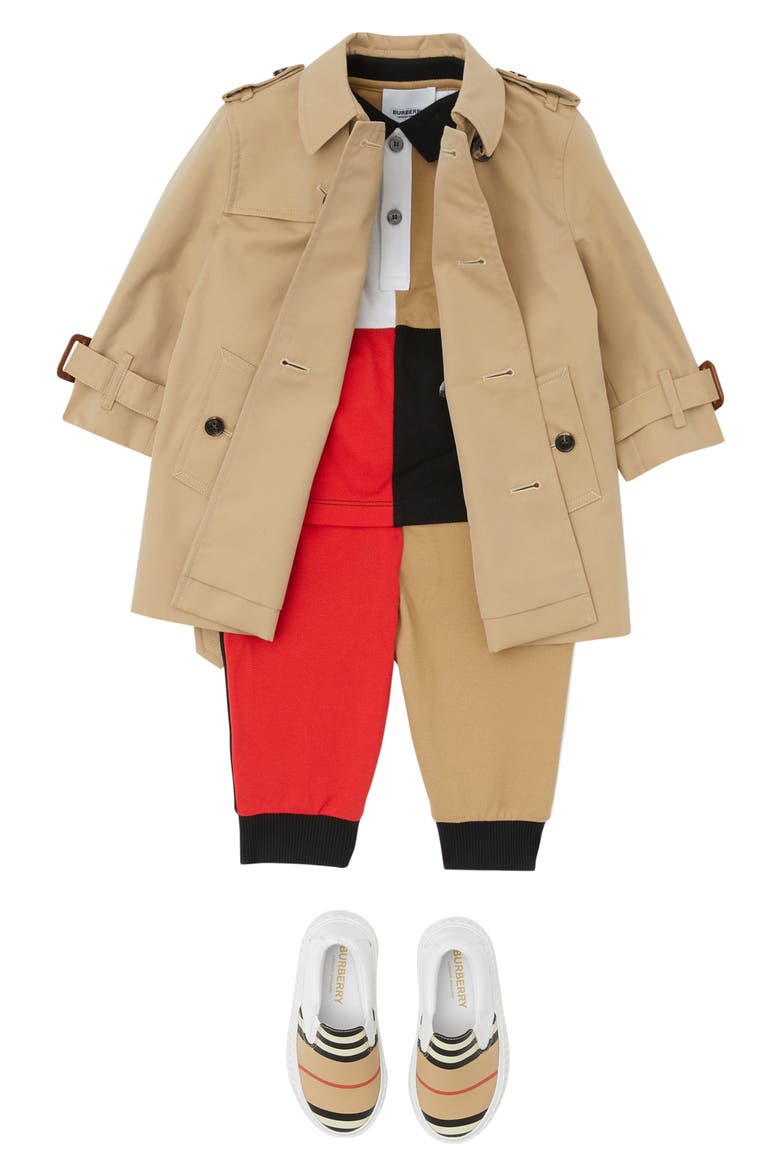 Mayfair Cotton Trench Coat, Alternate, color, HONEY