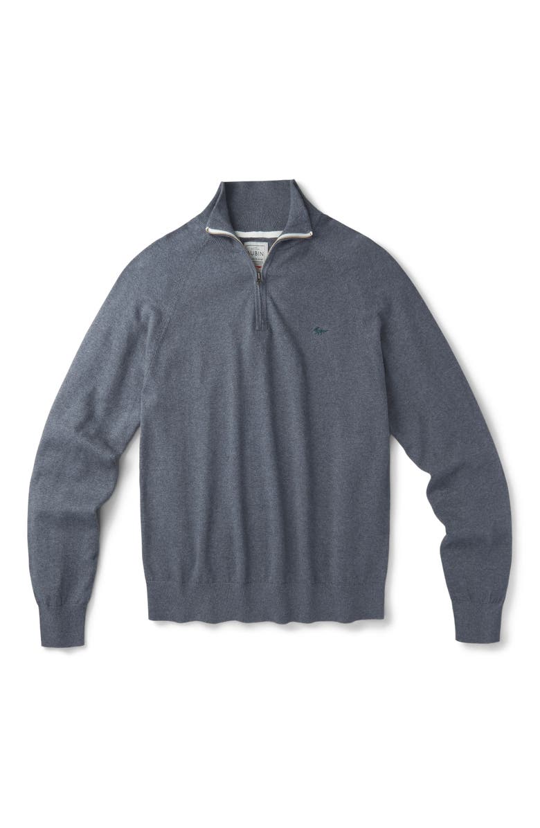 Aubin Bonby Zip Neck Sweater, Alternate, color, Charcoal