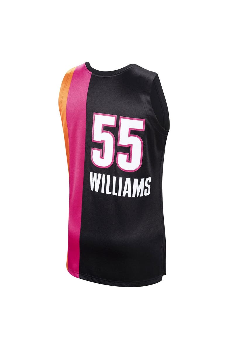 Mitchell & Ness Men's Mitchell & Ness Jason Williams Black Miami Heat 2005/06 Hardwood Classics Swingman Jersey, Alternate, color, Black