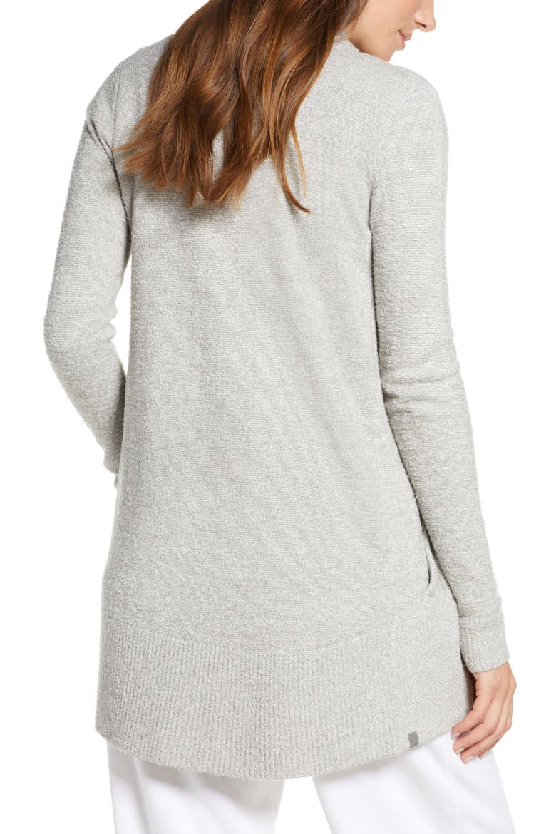 CozyChic Lite® Circle Cardigan, Alternate, color, HE PEWTER/ PEARL