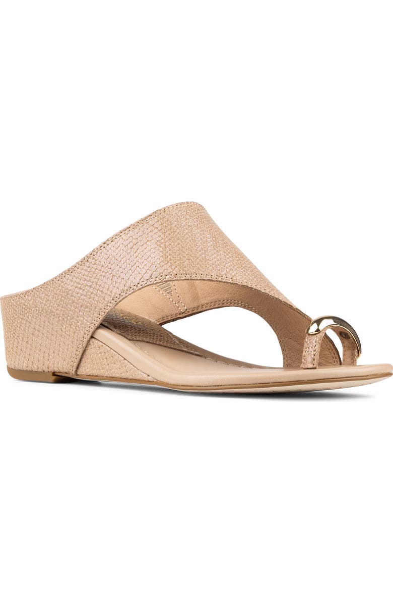 Donald Pliner Vesna Toe Ring Wedge Sandal, Main, color,