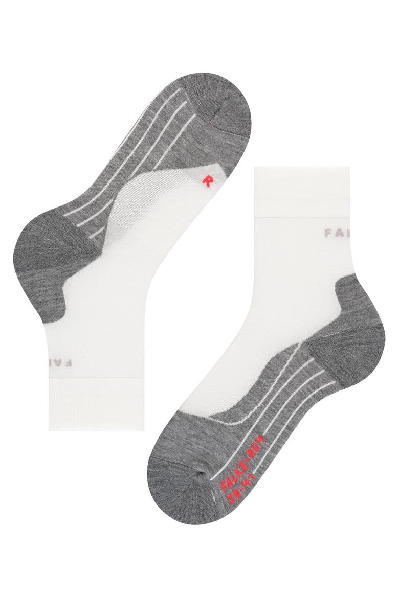 RU4 Endurance Running Socks, Alternate, color, White-Mix