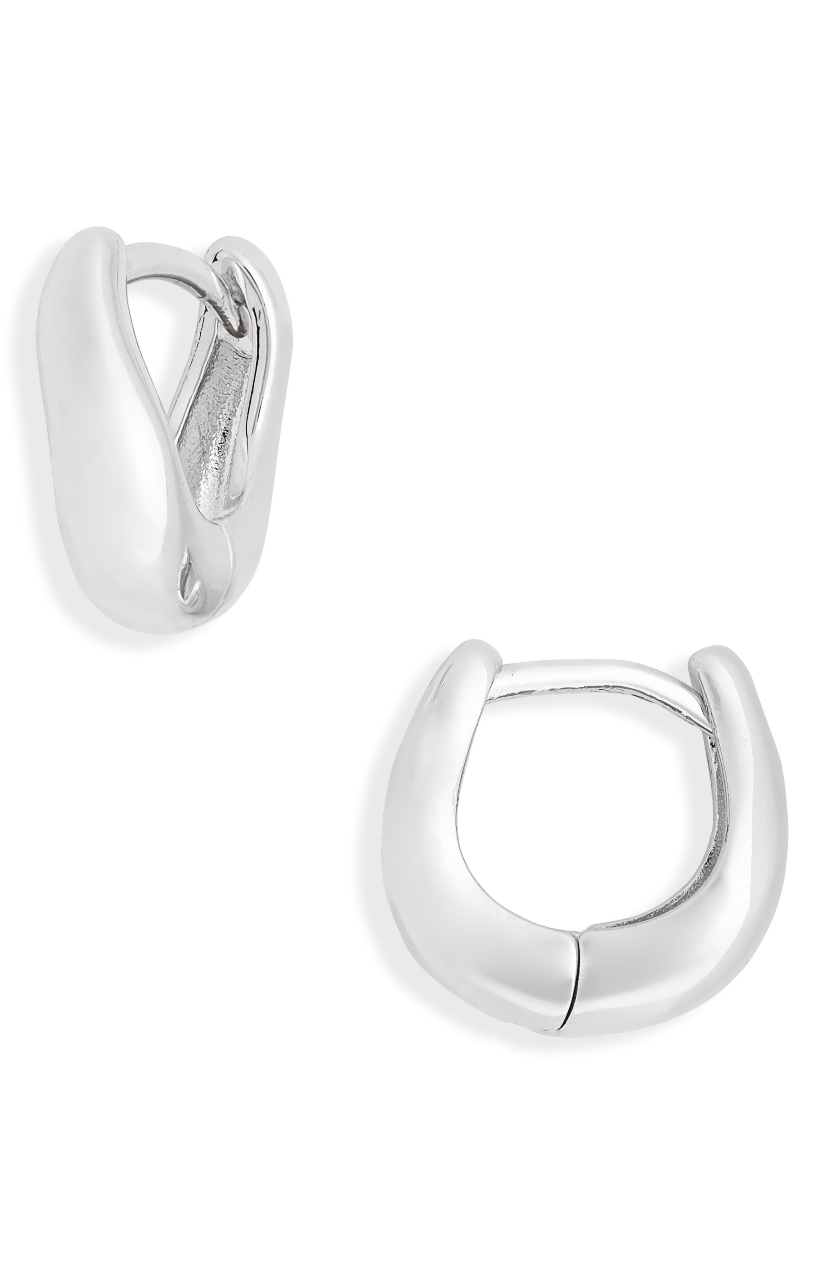 NORDSTROM RACK Demi Fine Molten Huggie Hoop Earrings