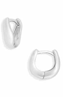 NORDSTROM RACK Demi Fine Molten Huggie Hoop Earrings