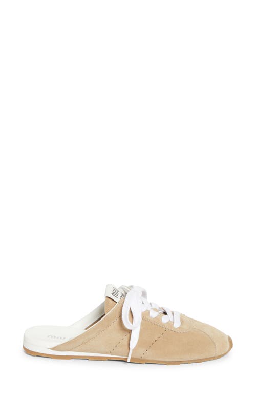 Miu Miu Suede Sneaker Mules