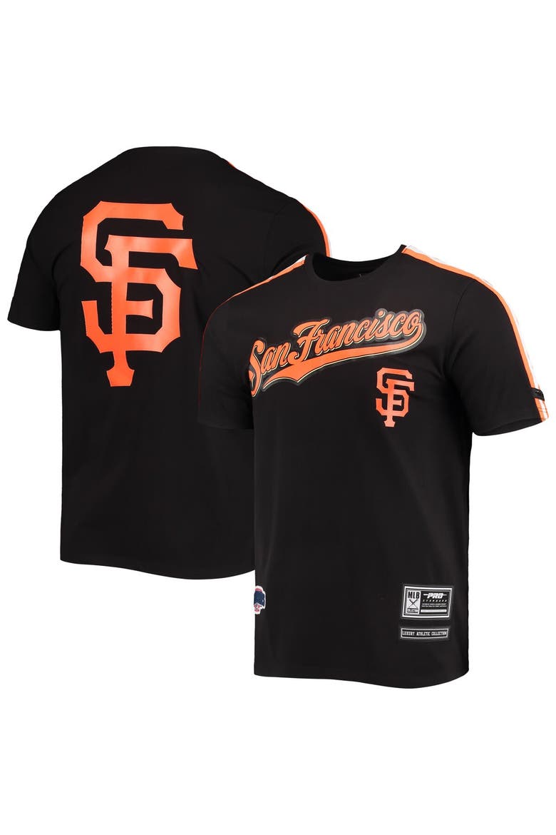 Men's Pro Standard Black/ San Francisco Giants Taping T-Shirt, Main, color, Black