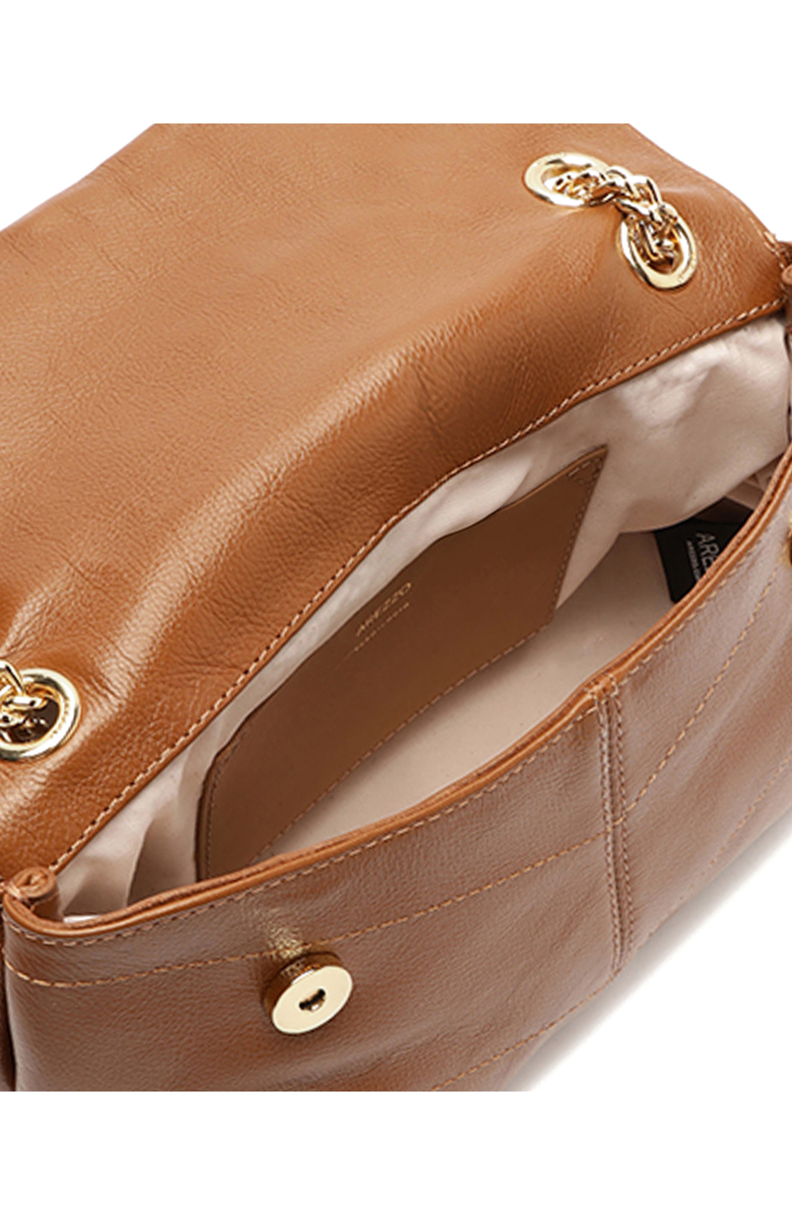 Arezzo Small Sony Leather Crossbody Bag, Alternate, color, 