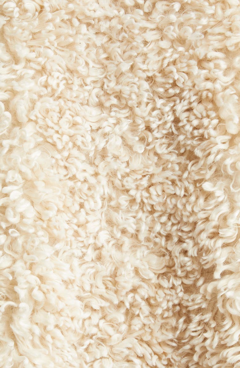 Isabel Marant Étoile Tarvey Faux Shearling Jacket, Alternate, color, Ecru