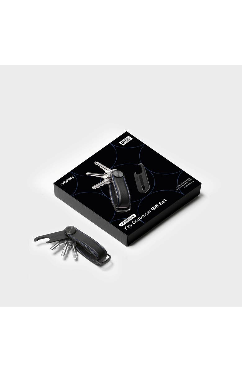 Orbitkey Key Organiser Pro + Multitool v2 Set, Alternate, color, Black/Blue