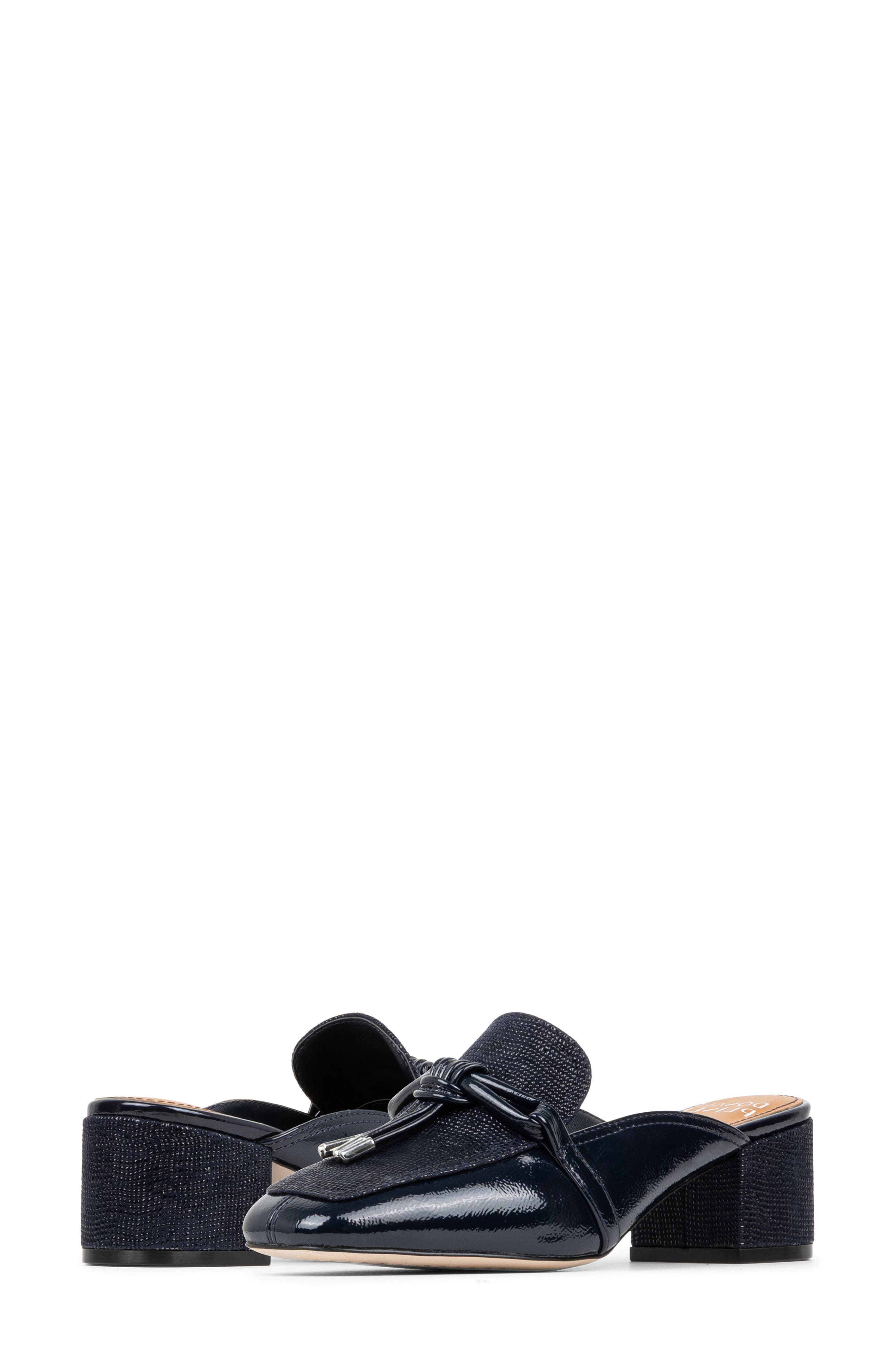 Kierra Heeled Mule, Alternate, color, NAVY
