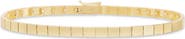 LANA Thin Flash 14K Gold Tile Bracelet