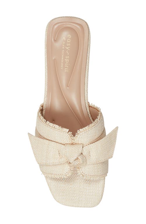 Easy Spirit Knotted Slide Sandal In Natural