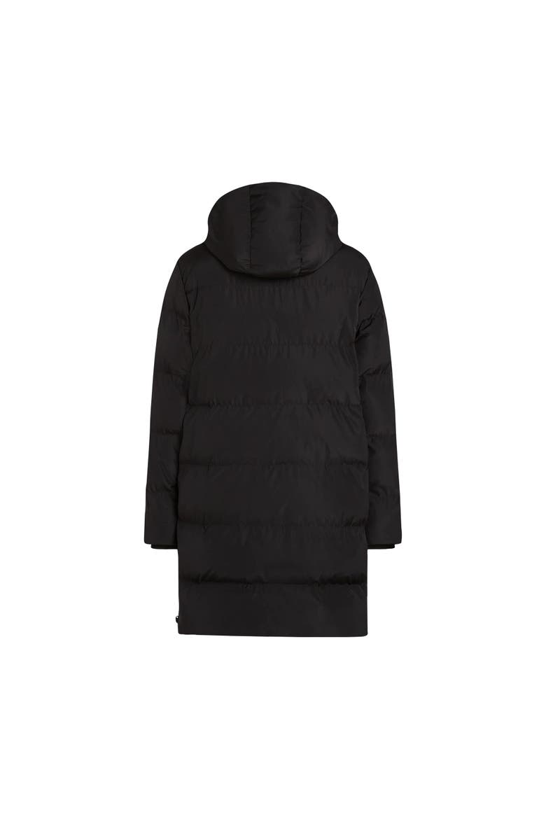 Men's Long Puffer Jacket, Alternate, color, Black