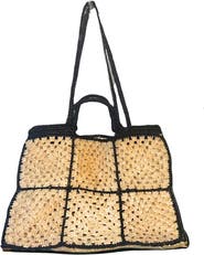 Zanatany Concepts Carrey Raffia Tote Bag