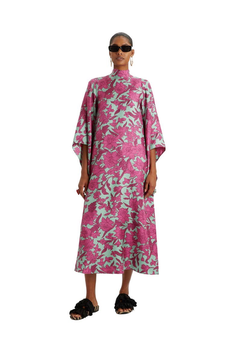 Magnifico Midi Dress Lilium Purple, Main, color, Lilium Purple