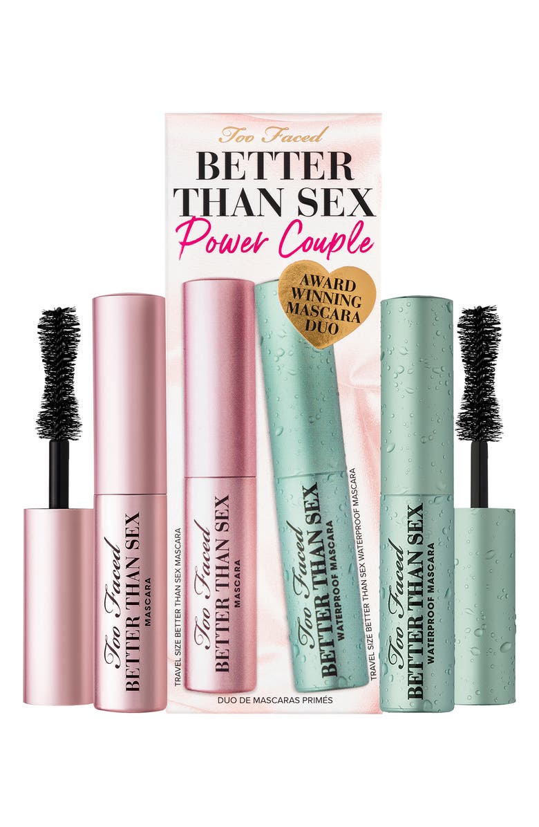 Too Faced Better Than Sex Power Couple Mascara Set, Alternate, color,