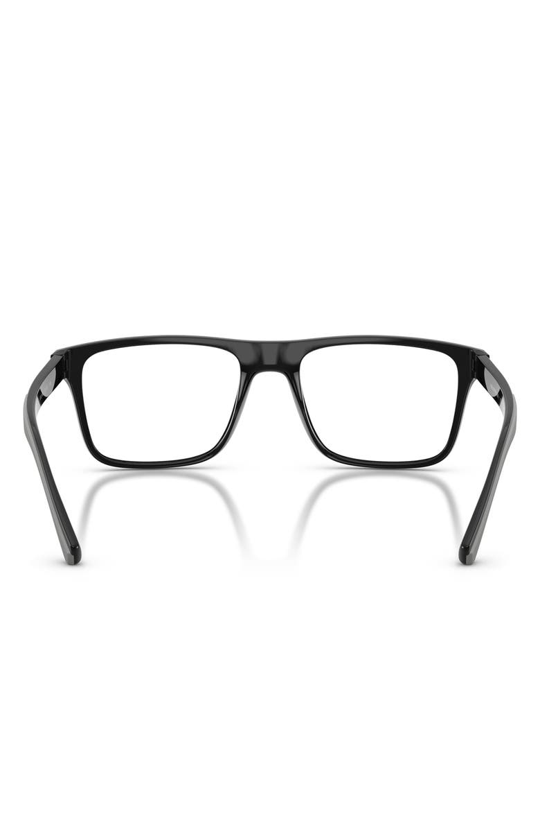 Emporio Armani 54mm Rectangular Optical Glasses, Alternate, color, 