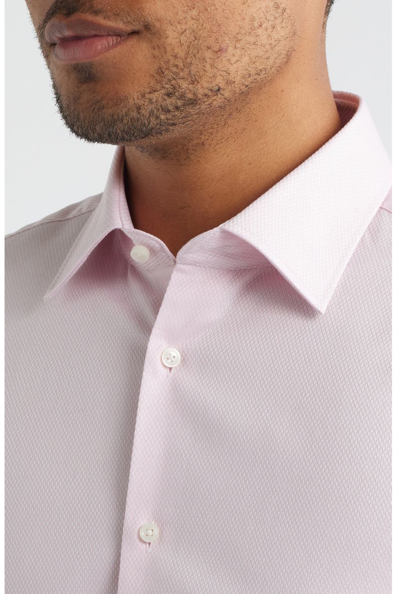 Hank Slim Fit Cotton Dress Shirt, Alternate, color, LIGHT/ PASTEL PINK