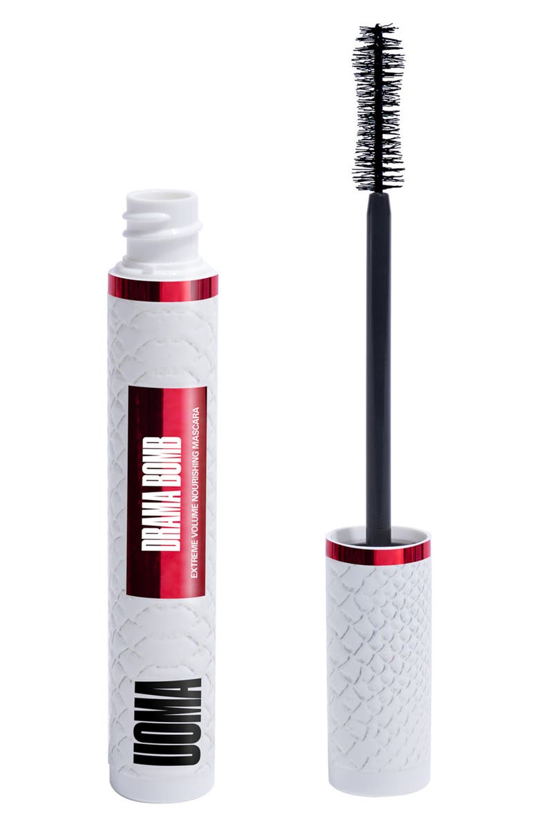 UOMA Beauty Drama Bomb Extreme Volume Nourishing Mascara, Main, color, 