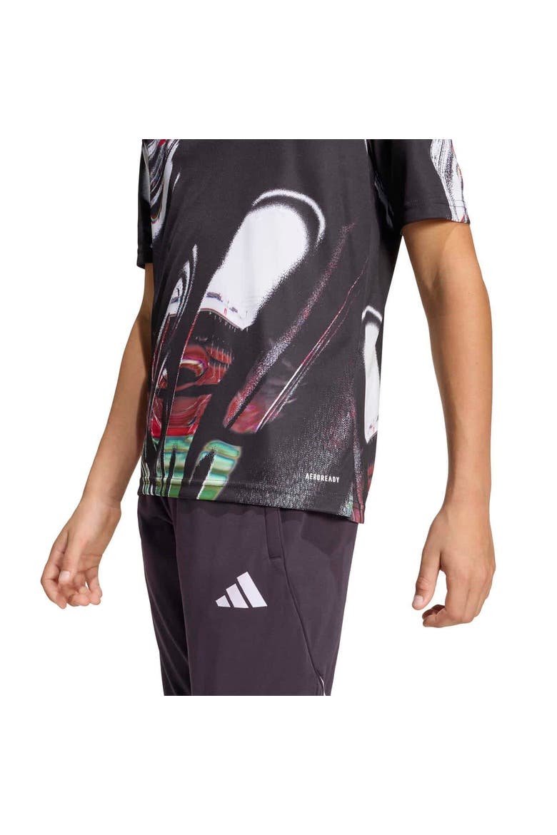 Youth adidas Black Manchester United 2025/26 Pre-Match Training Jersey, Alternate, color, Black