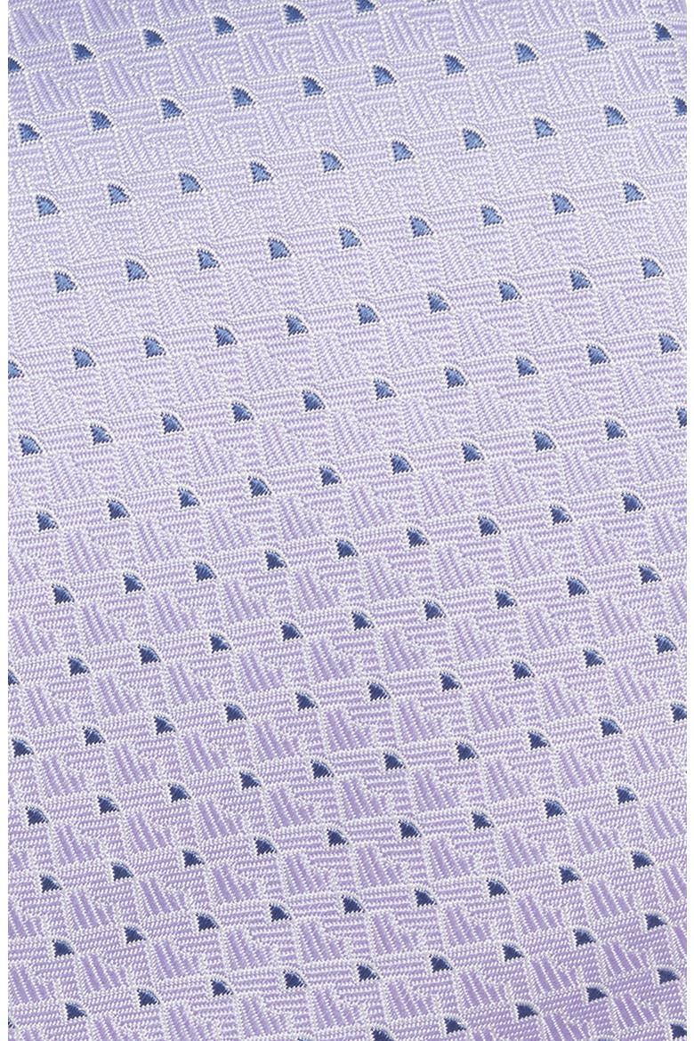 Geometric Silk Tie, Alternate, color, LIGHT PURPLE