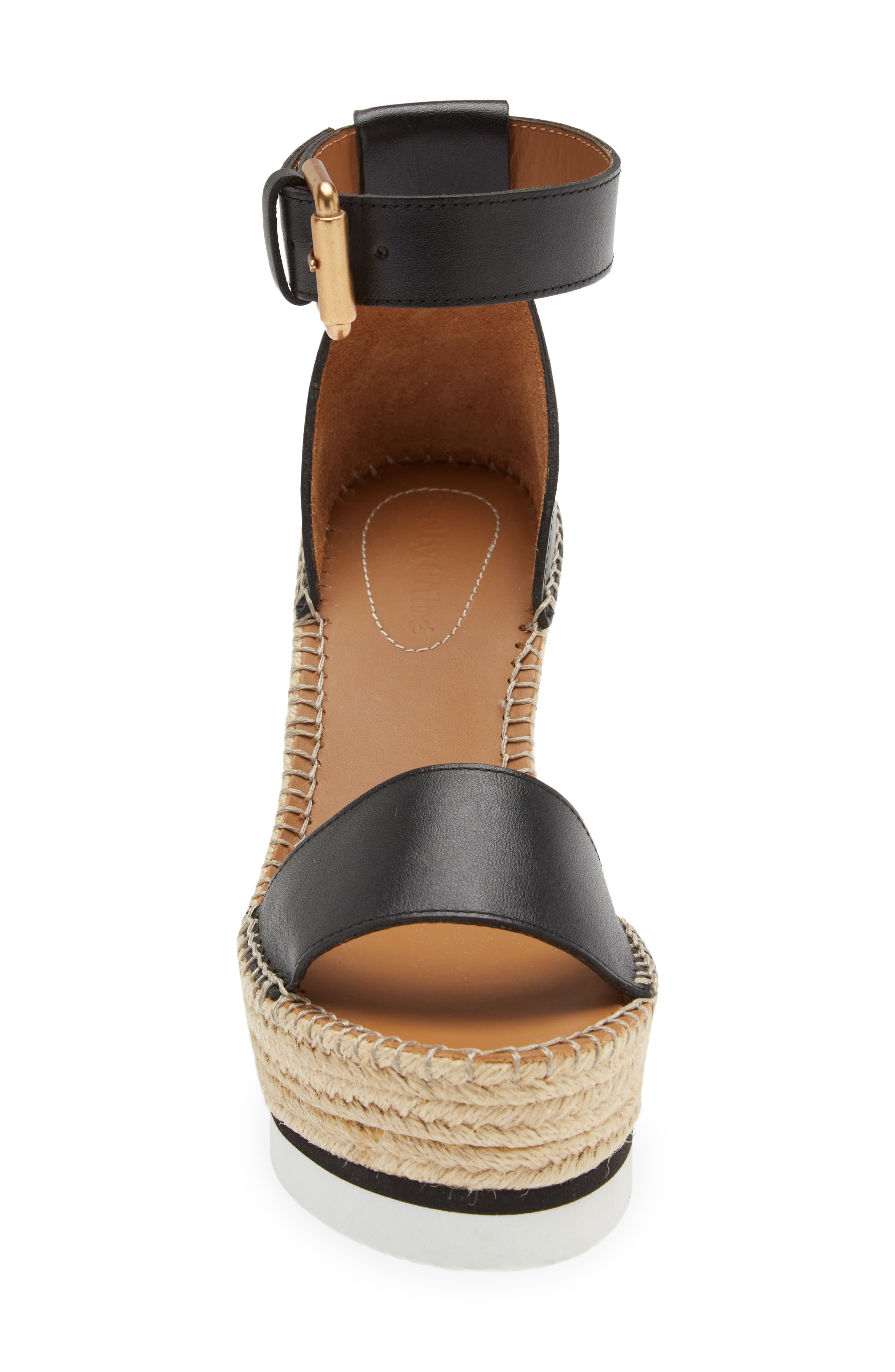 See by Chloé 'Glyn' Espadrille Wedge Sandal, Alternate, color, 