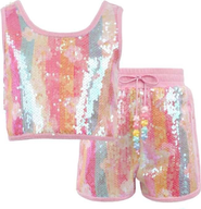 Lola + The Boys Rainbow Sequin Dreams Set