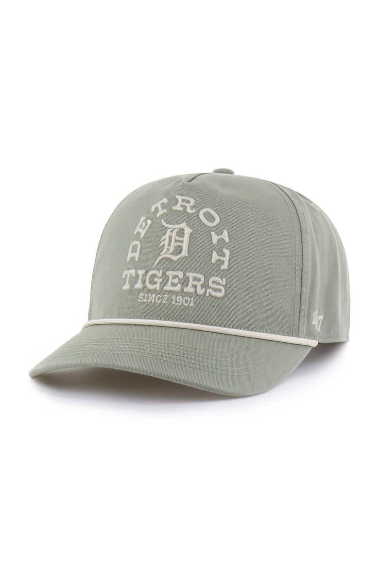 Men's '47  Olive Detroit Tigers Canyon Ranchero Hitch Adjustable Hat, Main, color, Olive
