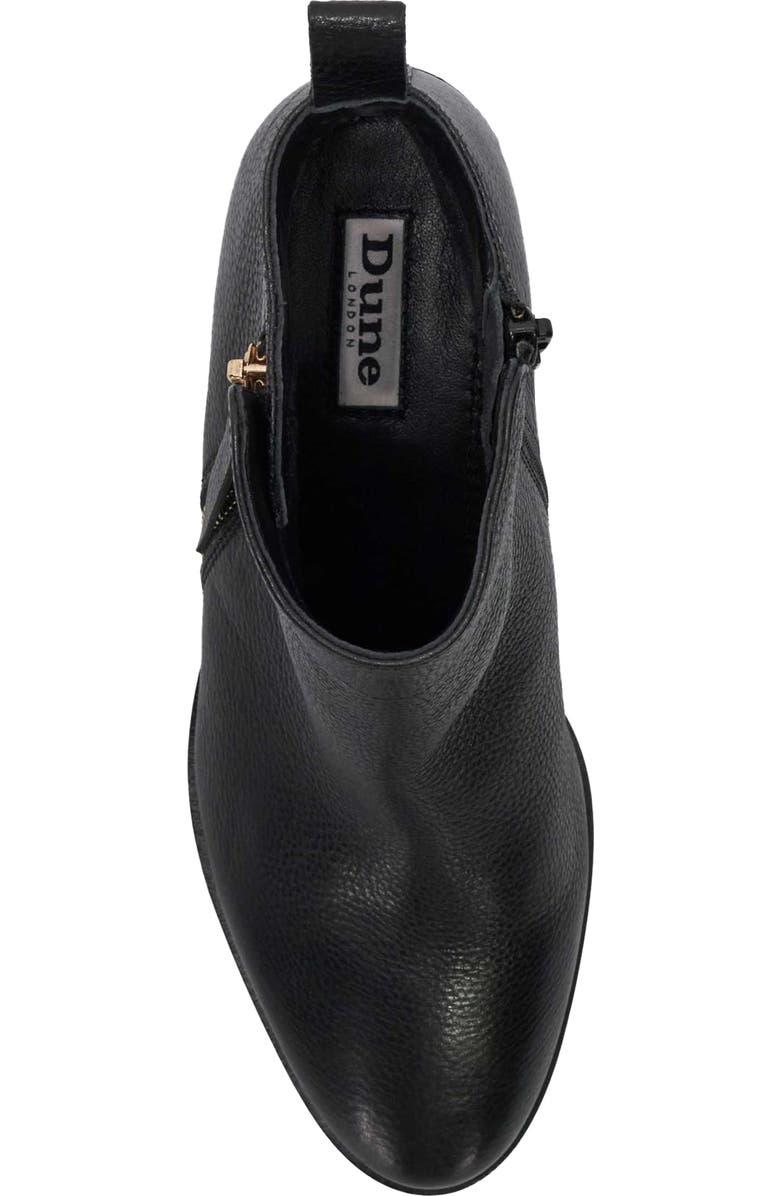 Dune London Paicing Block Heel Bootie, Alternate, color, Black