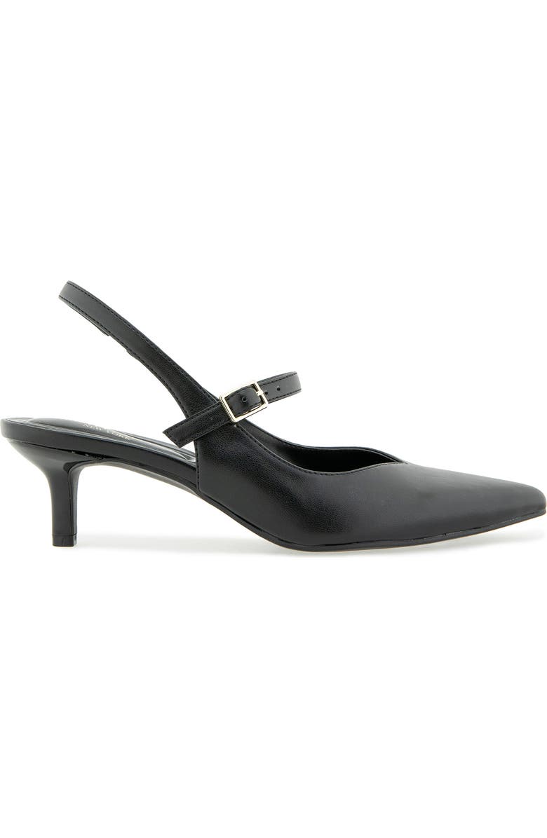 Christian Siriano Daray Slingback Pump, Alternate, color, Black Pu