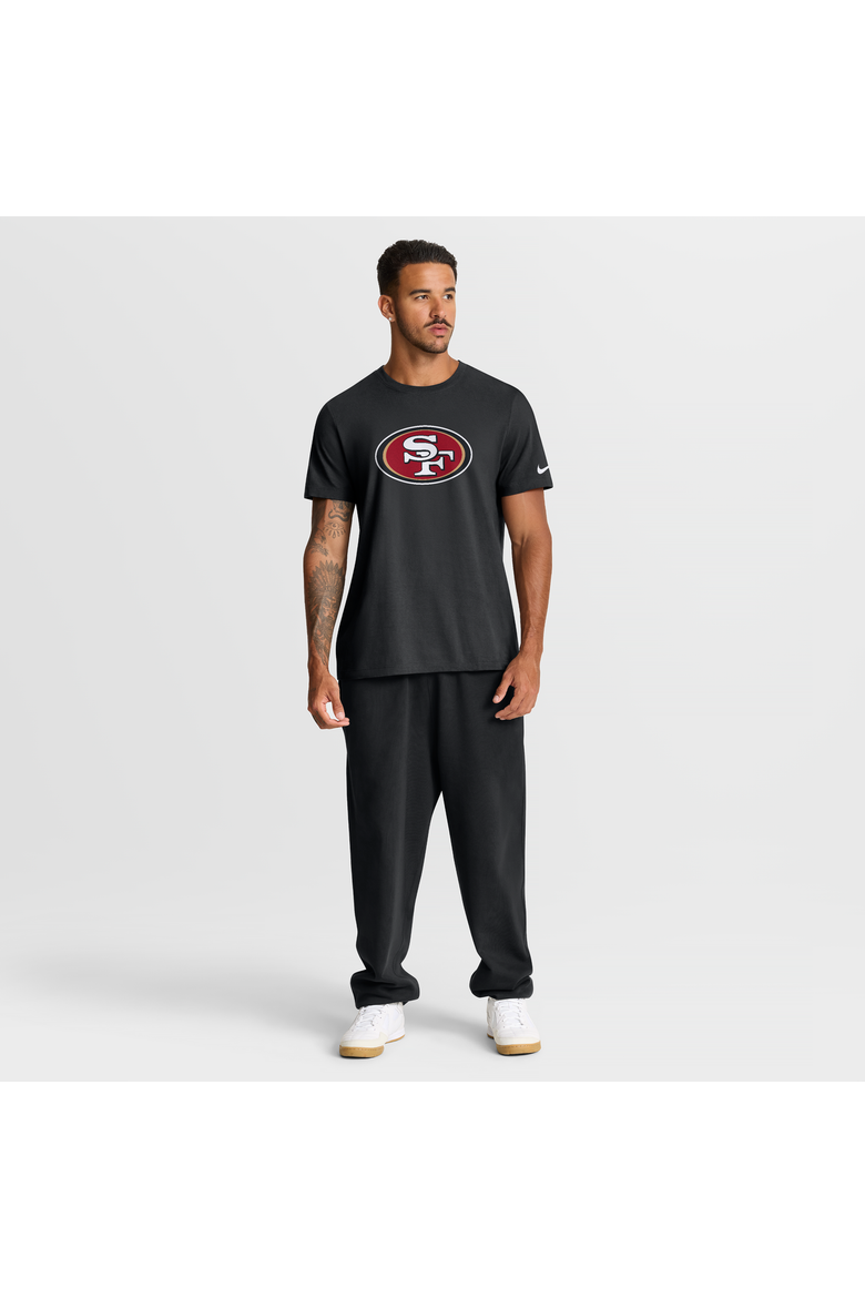 Men's Nike Black San Francisco 49ers Essential Logo T-Shirt, Alternate, color, Black