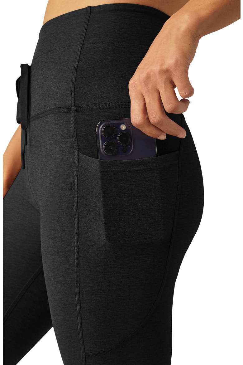 Space Dye Pocket Midi Leggings, Alternate, color, DARKEST NIGHT