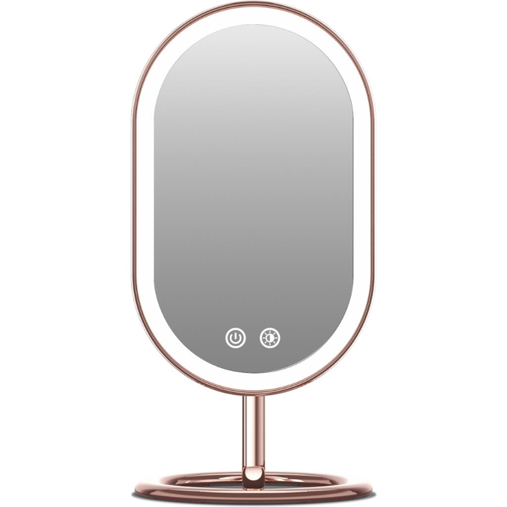 Fancii Vera Lighted Vanity Mirror In Brown