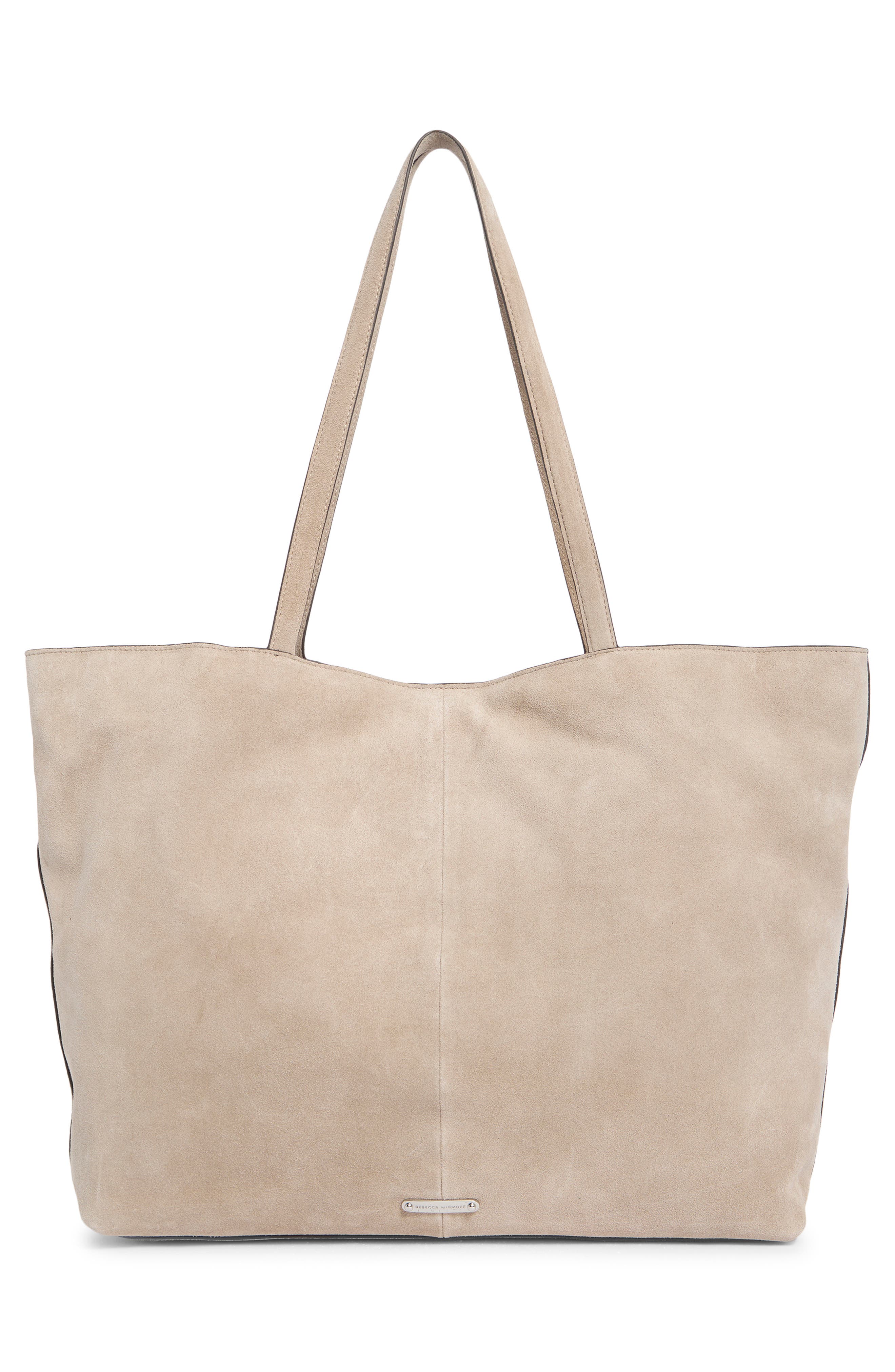 Rebecca Minkoff Darren Pocket Tote, Alternate, color, Truffle