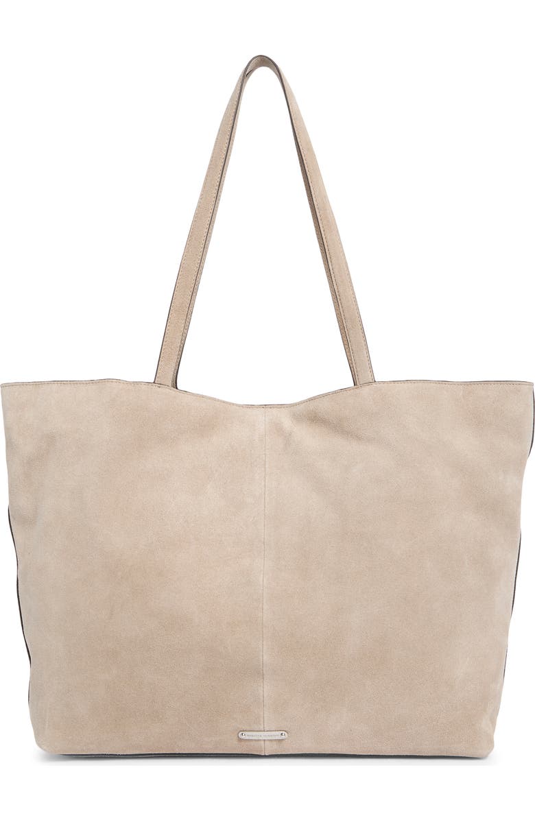 Rebecca Minkoff Darren Pocket Tote, Alternate, color, Truffle