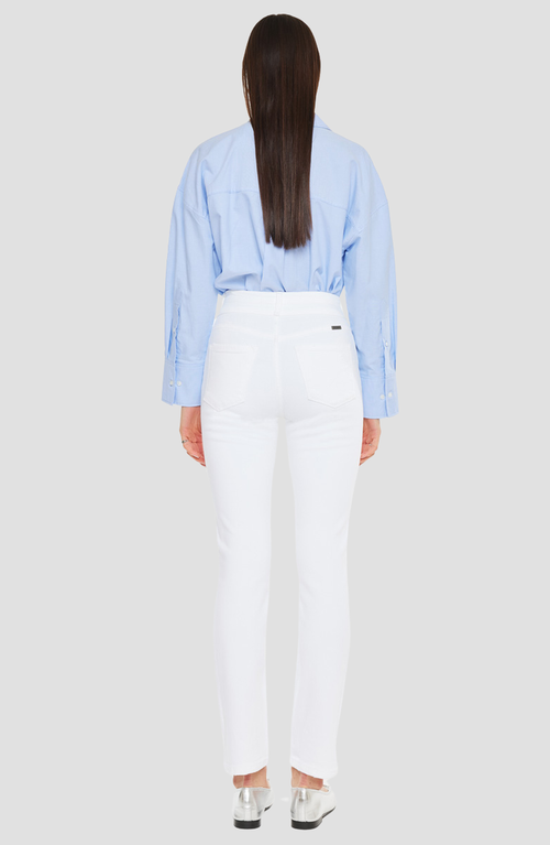 Kancan Cadence Ultra High Rise Slim Straight Leg Jeans In Blue