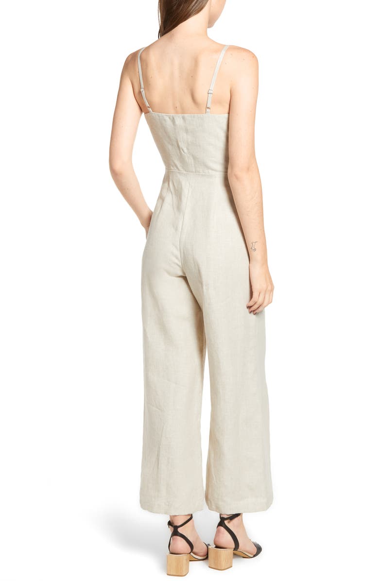 Reformation Torta Jumpsuit, Alternate, color, 